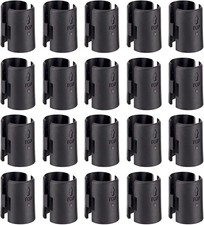 Wire Shelf Clips,40-Packs Shelving Lock Clips for 40 Packs, Black