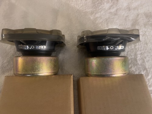 NEW!! NOS!! INFINITY INTERLUDE IL60 PAIR NIB 4" MIDRANGE SPEAKERS #335812-002 - Picture 4 of 9