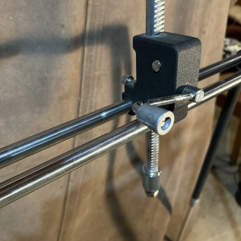 Vtg 5’8” Industrial VET Xray Camera Tripod Telescoping 4 Legs Horizontal Adjust - Image 2 of 4