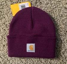 Carhartt Beanie - Acrylic Watch Hat - Maroon- Size Child/Youth