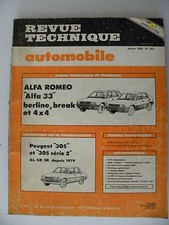 Revue technique Alfa Romeo ALFA 33