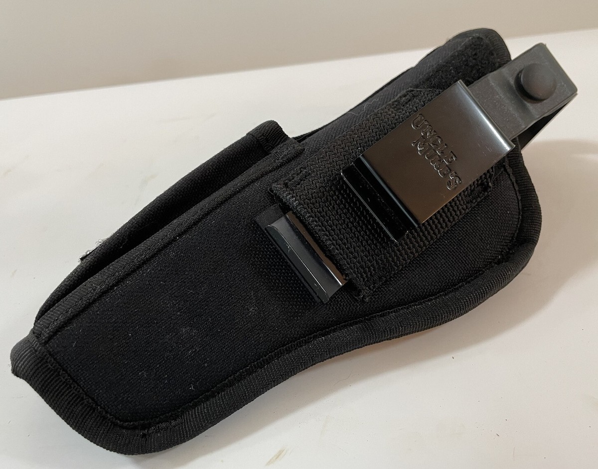 Uncle Mike's Sidekick ブラックホルスター Uncle Mike's Sidekick Hip Holster Black Kodra Right Hand Size 1