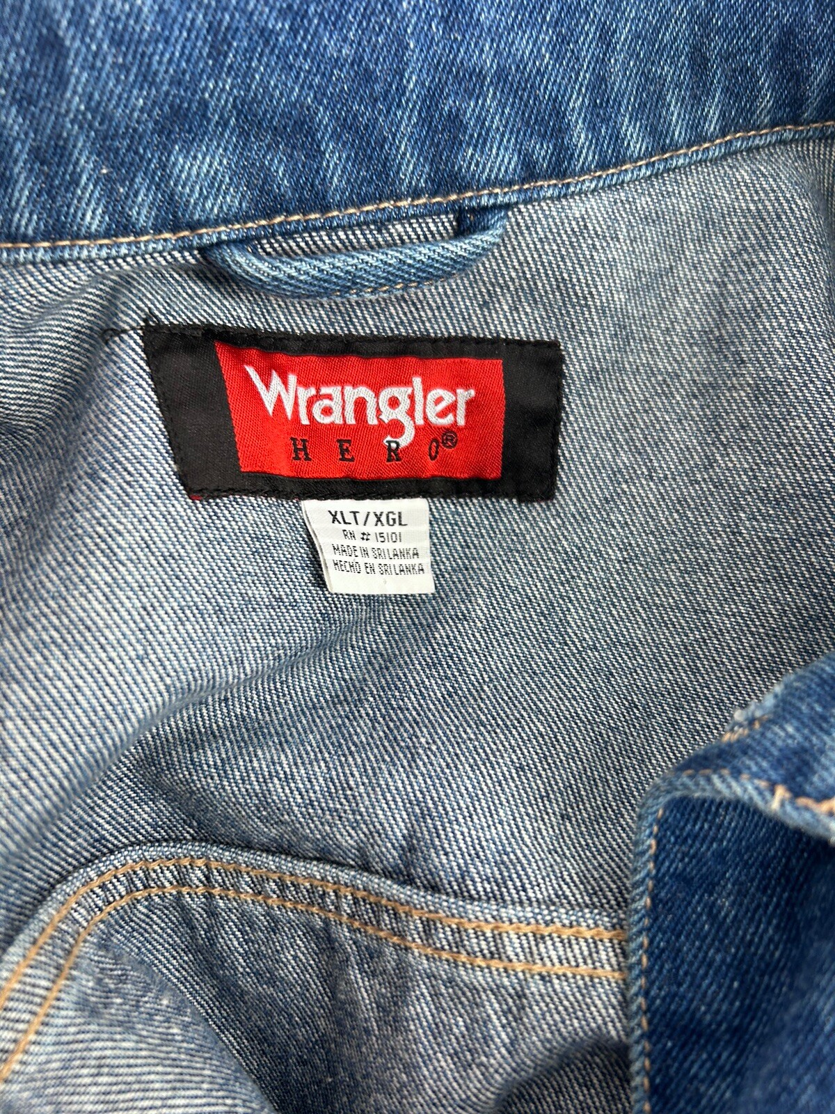 Wrangler hero XLT men’s denim jacket big and tal Gem