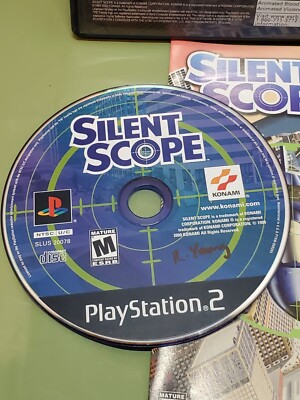CIB/VG* Silent Scope (Sony PlayStation 2, 2000) Complete TESTED