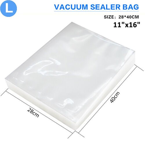 6"x10" 8"x12" 11"x16" Vacuum Sealer Bags Precut Food Saver Embossed Storage Bags - Picture 13 of 13