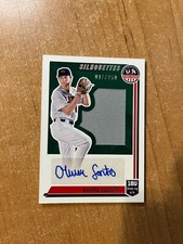 2022  Panini Stars & Stripes - Oliver Santos -  Silhouettes Relic Auto /250