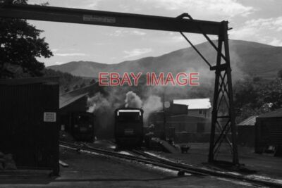 PHOTO  NO.4 SNOWDON ON SNOWDON MOUNTAIN RAILWAY STEAM ON SHED IN THE DAYS WHEN A