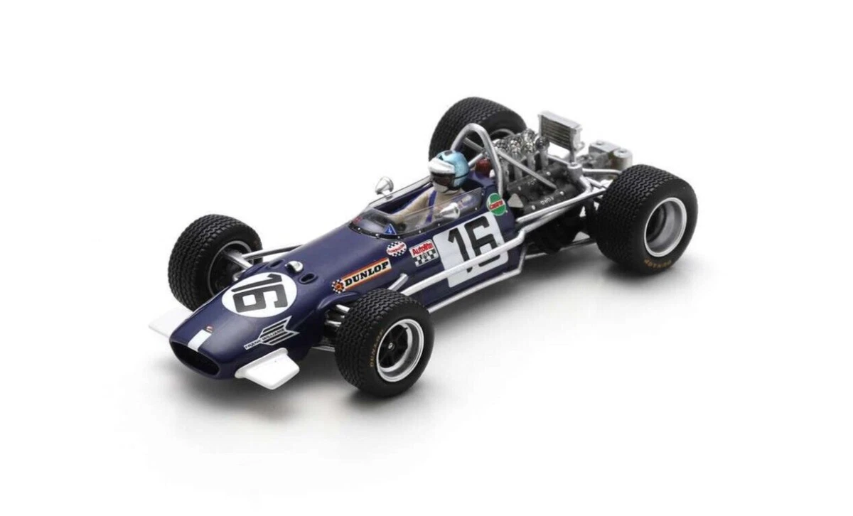 Voiture Miniature Spark 1:43 - BRM F1 P138 #16 Canada GP 1969 - Pilote Bill Brack - Modèle S5707 Neuf