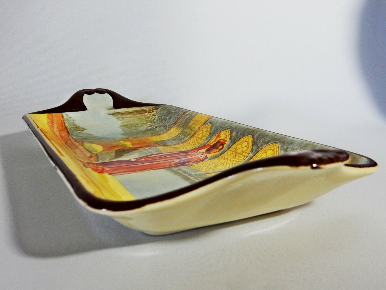 Antique Art Deco Royal Doulton Shakespeare Portia Sandwich Plate Dish Tray D3596 eBay