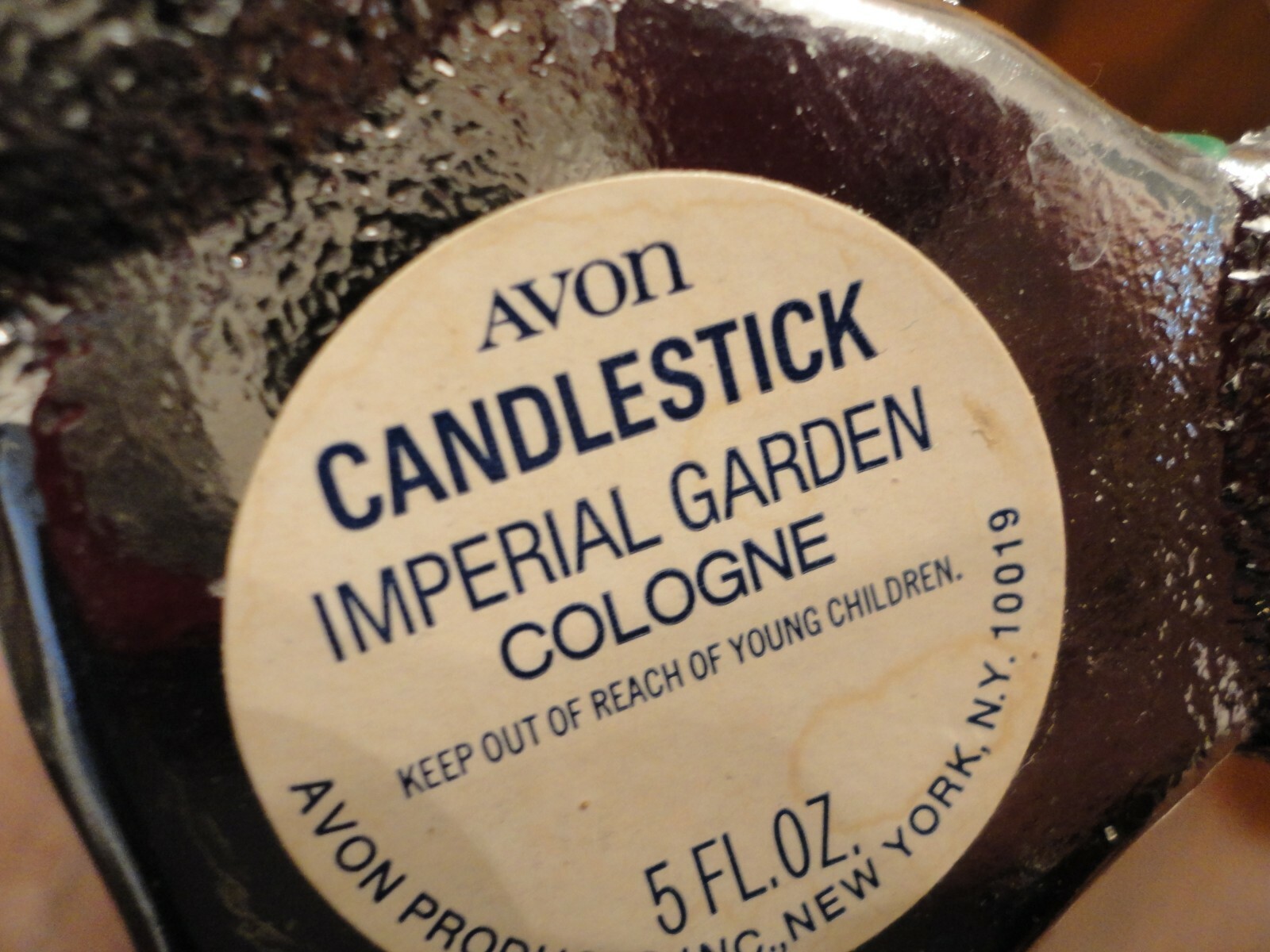 Vintage AVON Candlestick Cologne 5 OZ Collectible set of 2 different Fragrances 