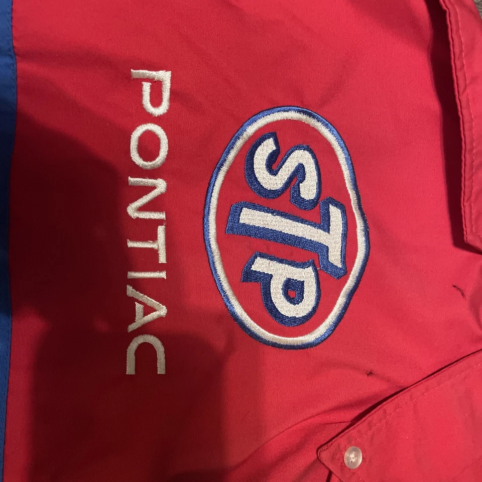 VINTAGE Simpson Racing Mechanic Button Up Shirt Adult L Richard Petty RARE!!!! - Image 3 of 4