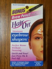Instant Eyebrow Shapers Fast, Easy, & Mistake Proof Plus 1 BONUS Brow Pencil 