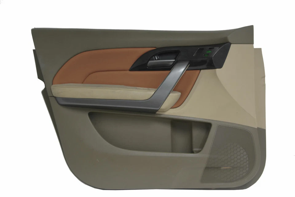 Подходит для Acura MDX 2007-2013 годов выпуска кожаный чехол-вставка для дверной панели темно-коричневый - Изображение 3 из 4