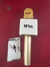 Mike Portable Microphone And Speaker With USB Audio Cables WHITE