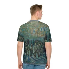 Vincent Van Gogh Prisoners Exercising Fine Art Graphic Men Tee T-Shirt Gift