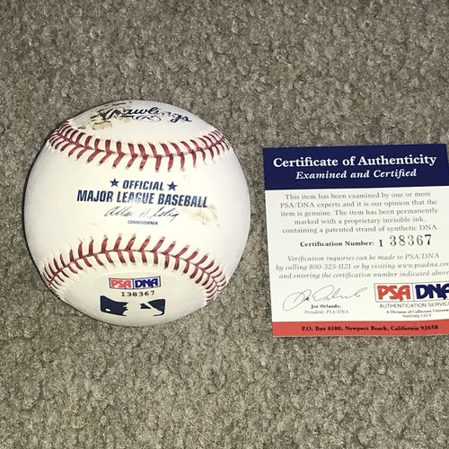 JORDAN ZIMMERMAN Autograph Signed Baseball Auto Washington Nationals PSA DNA - Picture 2 of 3
