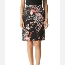 Talbots floral print skirt size 8 petites