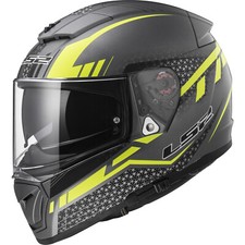 LS2 FF390 Breaker Split Matt Titanium Yellow Motorcycle Motorbike Crash Helmet