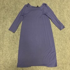 EILEEN FISHER Dress Womens Size XS Viscose Blue