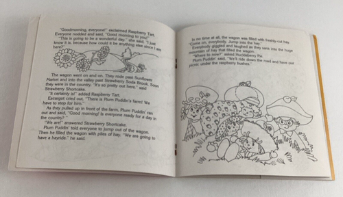 Juego de discos de libro Strawberry Shortcake's Day In The Country ver escuchar leer de colección - Imagen 2 de 8