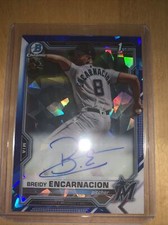 2021 Bowman Sapphire Breidy Encarnacion 1st Bowman Auto BSPA-BE - Marlins