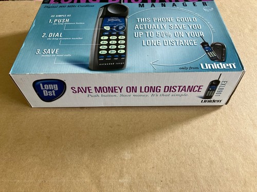 1999 Uniden EXL8901 Long Distance Manager Phone w/Box, Papers, Accessories - Zdjęcie 11 z 13
