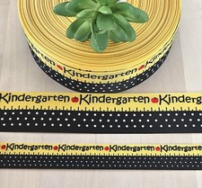 7/8 1.5" 1 YD Back to School Grosgrain Ribbon Kindergarden Ribbon Polka Dots