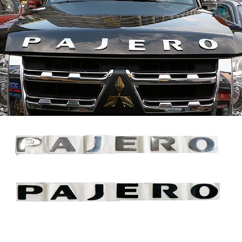 PjjxQf Voiture 3D Emblèmes Pour Mitsubishi Pajero-Modelle,Autocollant