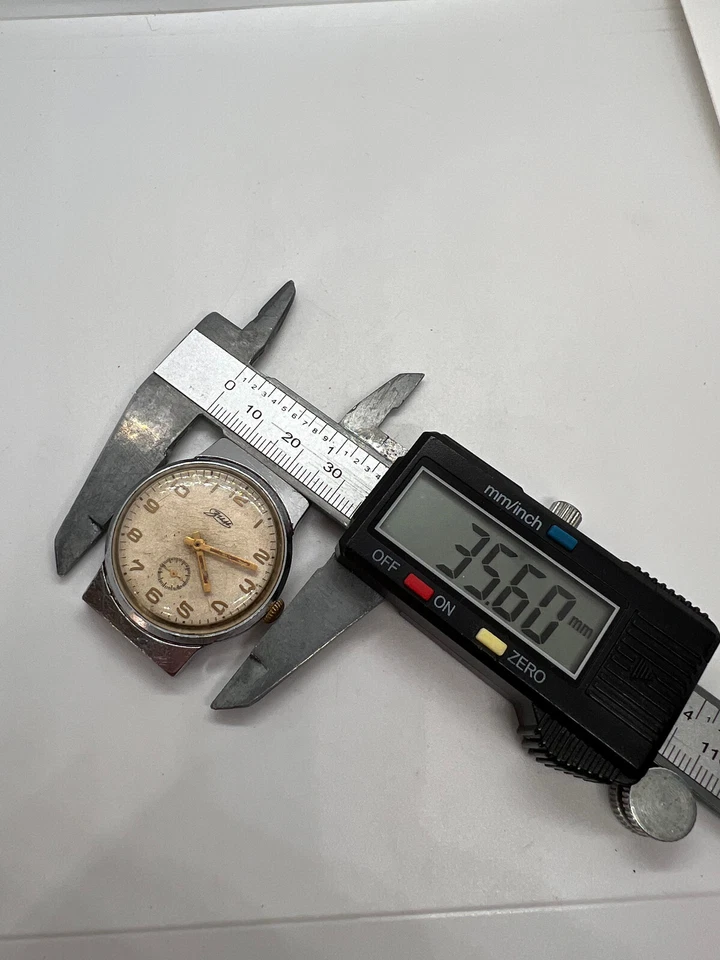 Reloj Zim Vintage Raro URSS Hombres Reparado Soviético Wris Original Militar Retro Antiguo Foto 3 de 4