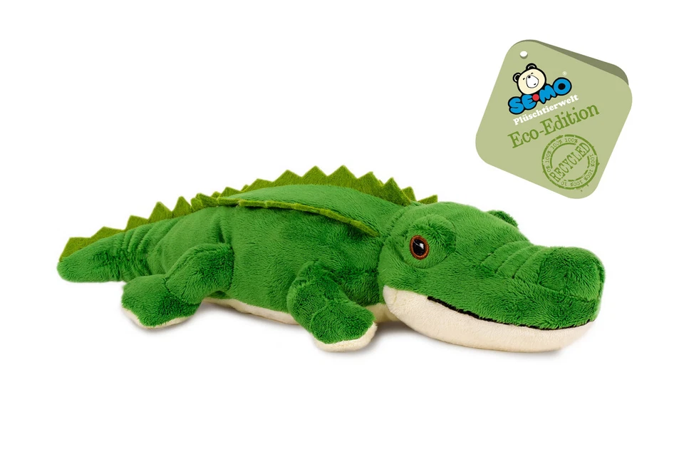SEMO Krokodil Plüsch Kuscheltier Plüschtier Stofftier NEU * L= 28cm, H= 7,5 cm
