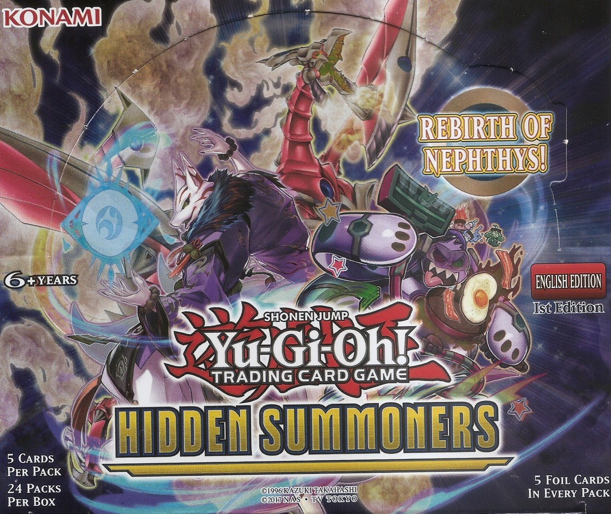 Yu-Gi-Oh! Sammelkarte – Devotee Of Nephthys HISU-EN005 Secret Rare 1. Auflage, Aus Hidden Summoners