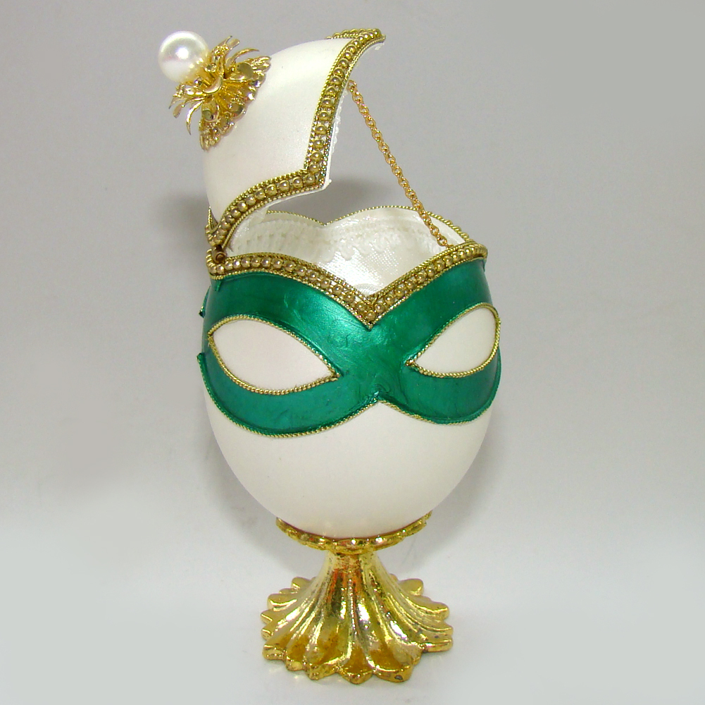 Boite à bijoux œuf style Fabergé déco de coiffeuse pour chambre