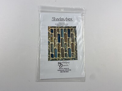 Mountainpeek Creations Shadow Box Quilt Pattern Intermediate Pieced 312