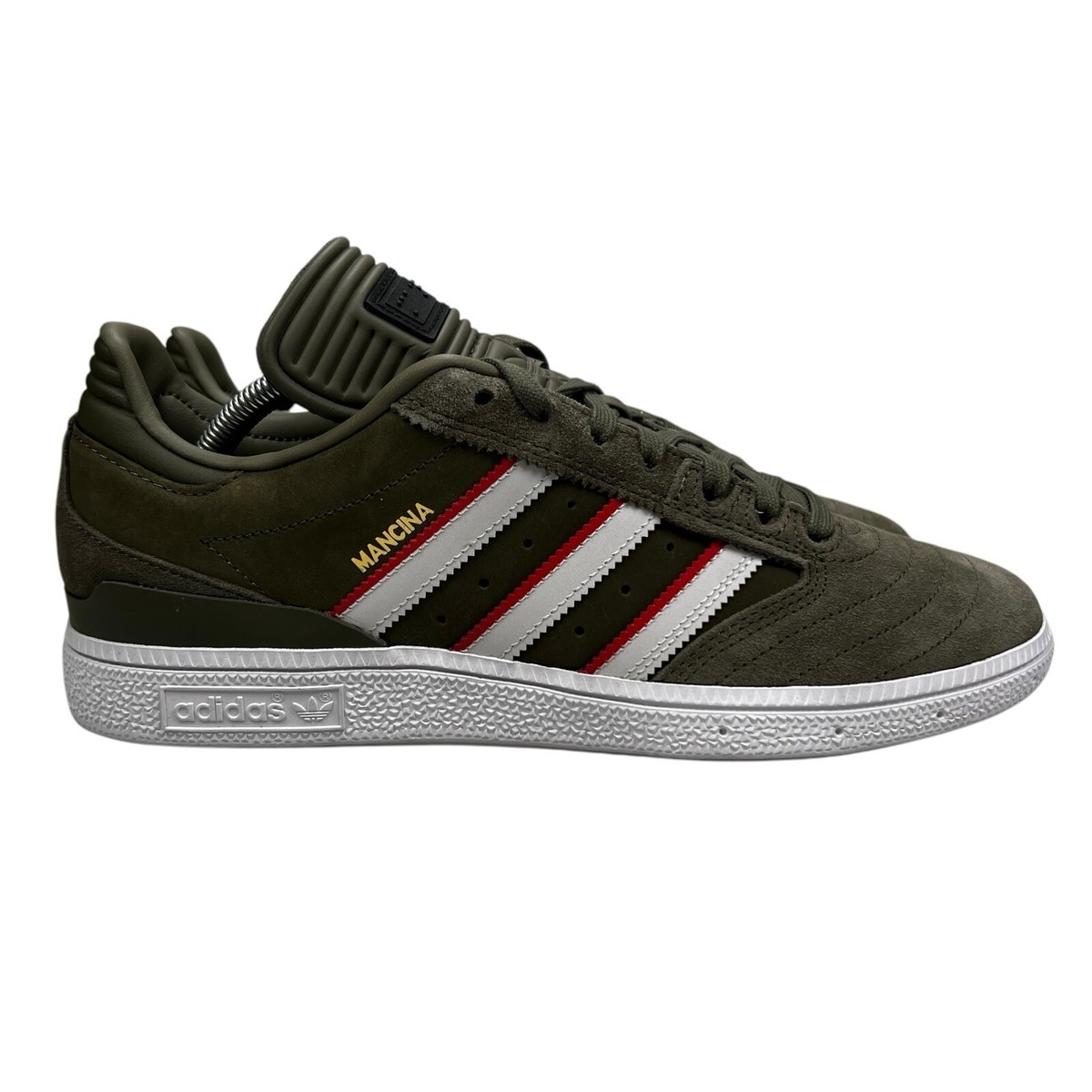 Adidas Busenitz x Dan Mancina Olive Strata Red Men\'s Shoes ID3370 size 10.5 Size 11 - adidas Dan Mancina x Busenitz Olive Strata Red | eBay main image 4