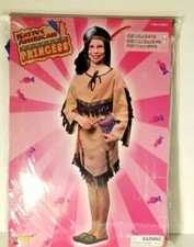 Native American Princess Halloween Costume Dress Headband Belt Lg 12-14