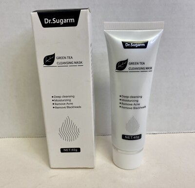 Dr.Sugarm Green Tea Face Mask Remove Acne Blackhead Nose Deep Cleansing Pore.