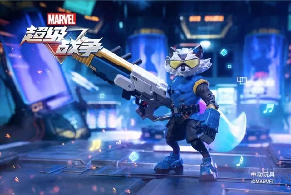 Figura de acción ZD Toy 1:10 Marvel Super War Collection Rocket Raccoon 7" regalo Foto 3 de 3