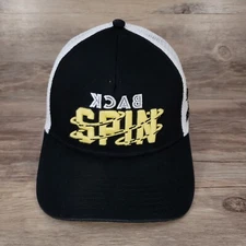 Back Spin Tennis Hat Cap Snapback US Open American Needle Black White Mesh Back