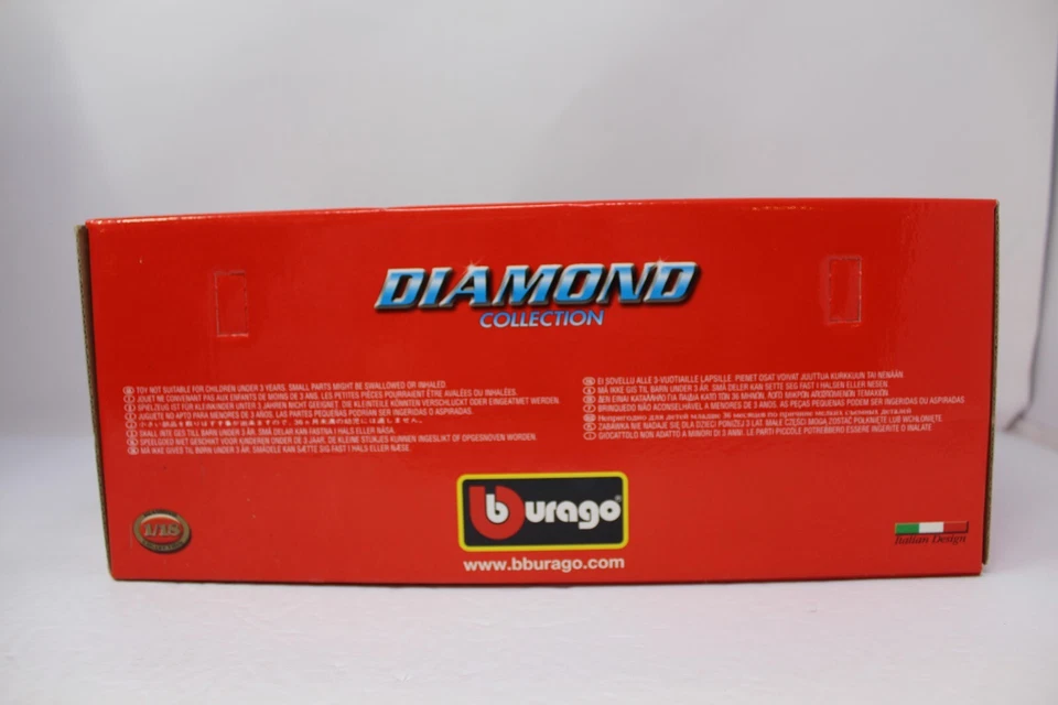 Burago 1:18 Smart Roadster Diamond Collection Rojo Foto 4 de 4