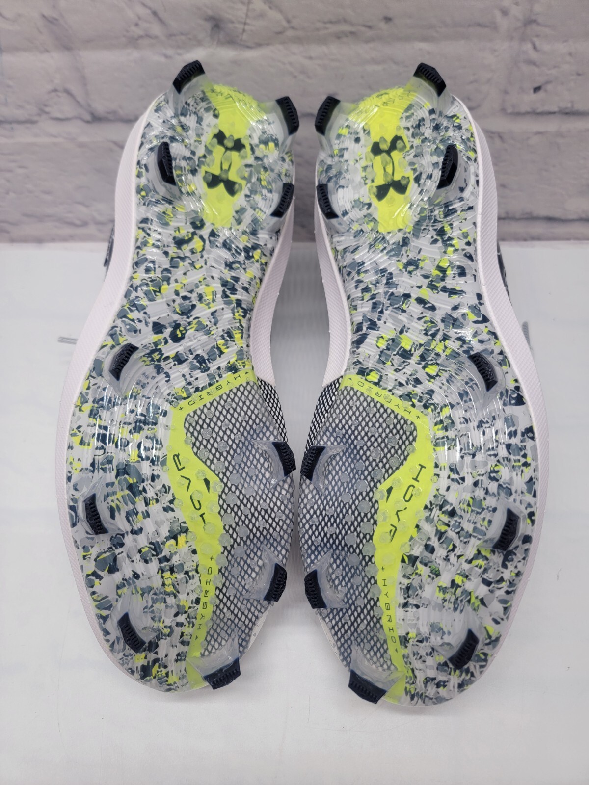 UA Harper 7 Elite TPU Baseball Cleats White Navy Blue 3025585-401 Men’s Size 9.5 thumbnail 9