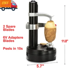 Electric Potato Peeler Automatic Rotating Fruit Vegetable Skin Peeling Machine