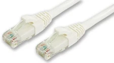 Lynn Electronics ECAT5-4PR-14WHB 14-Feet White Booted Patch Cable, 5-Pack