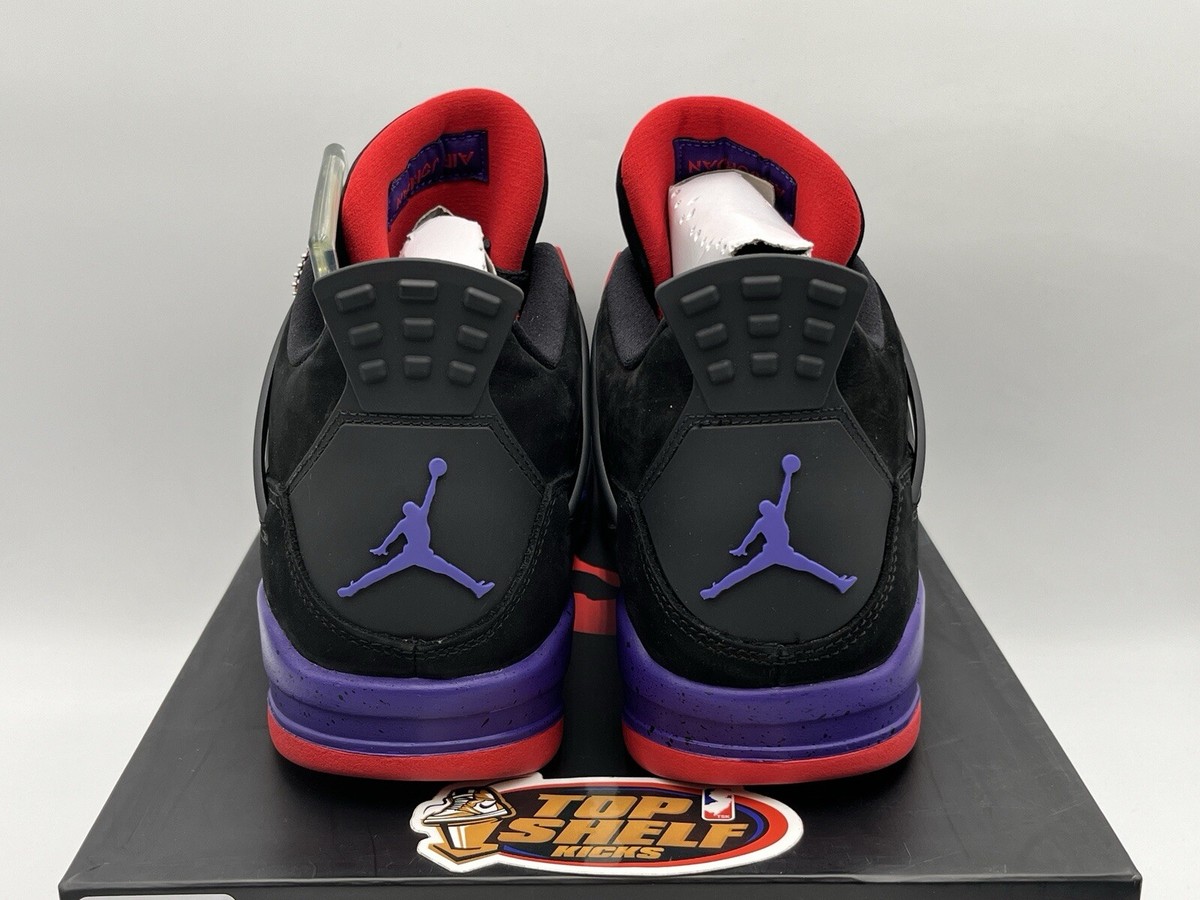 New Air Jordan 4 Raptors 2018 Size 11 Rare Retro Authentic Black