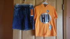 Boy's Size 6, 365 Kids from Garanimals, Hoodie Shirt and Shorts, NWT