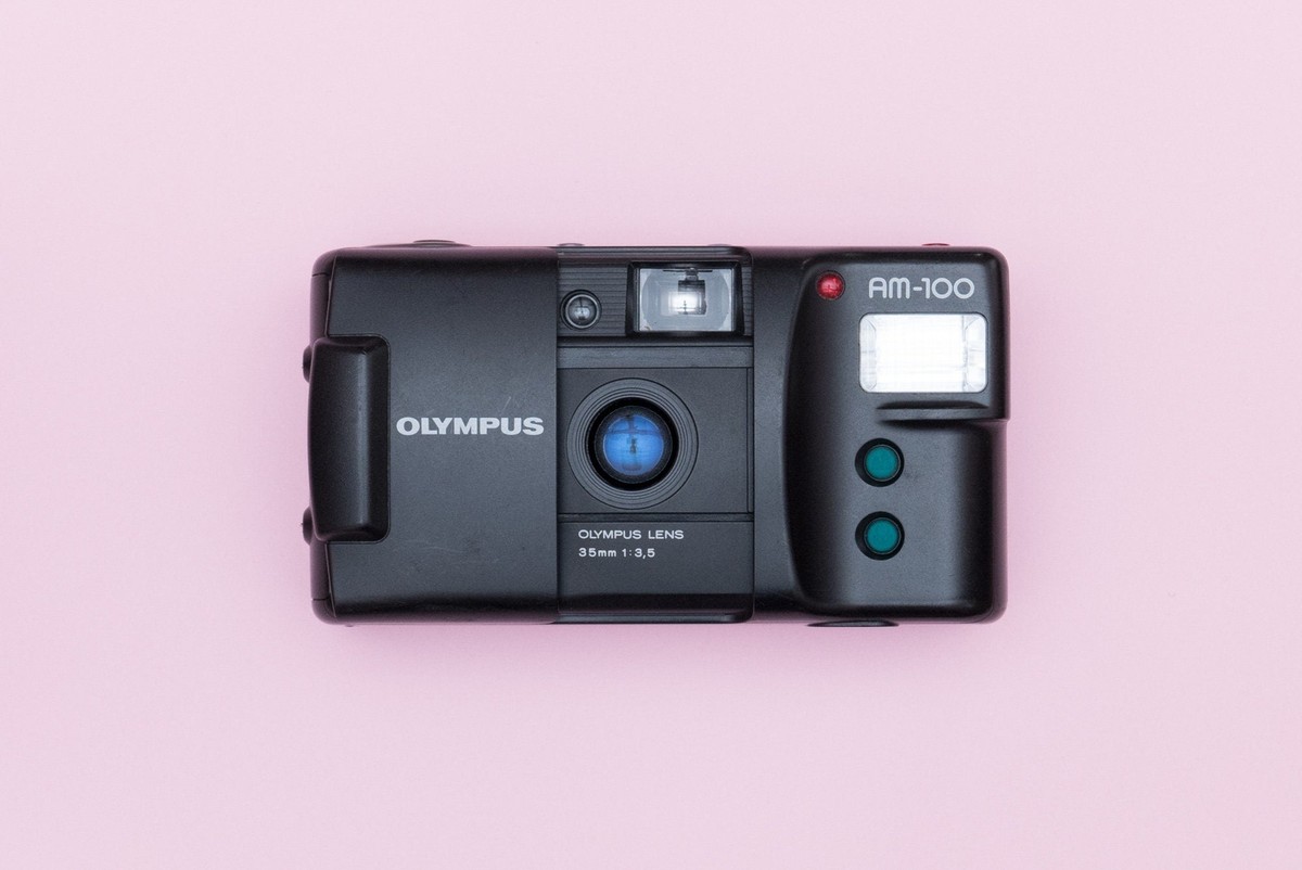 Olympus AM-100 Compact 35mm Point and Shoot Film Camera | eBay