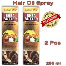 2Pcs Sultana Rose Shea Butter Hair Oil Spray