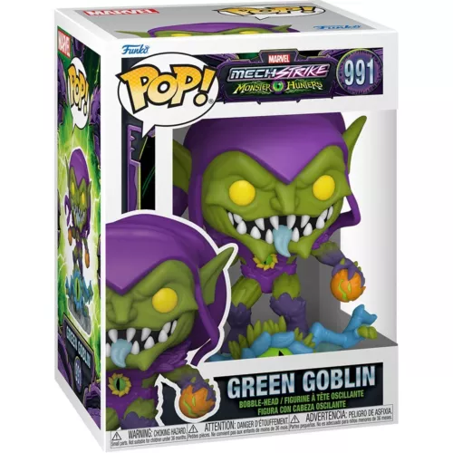 Green Goblin POP Figure #991 Funko Marvel Mech Strike Monster Hunters New