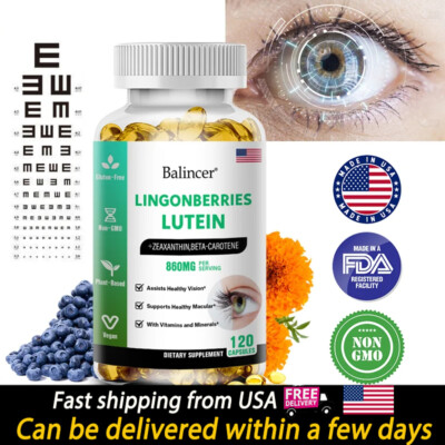 Lutein & Zeaxanthin, 860 mg per serving, Non-GMO, Healthy Vision, Macula