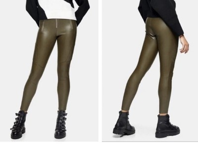 NEW TOPSHOP Fliss Biker Moto Faux 