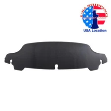 Black 4.5" Wave Windshield Windscreen For Harley Touring Street Electra Glide US
